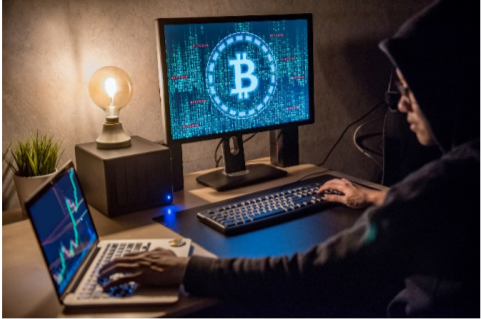 Cryptocurrency Cyber Hacker