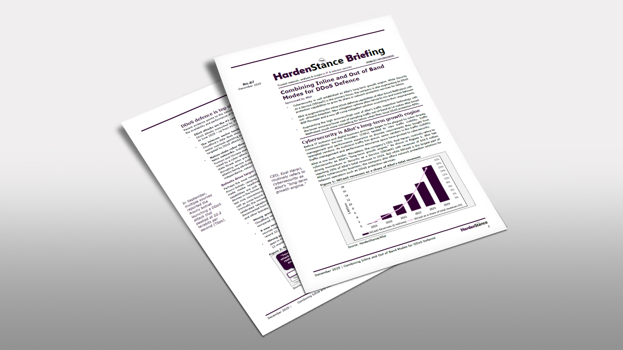 HardenStance Briefing | Combining Inline and Out of Band Modes for DDoS Defence