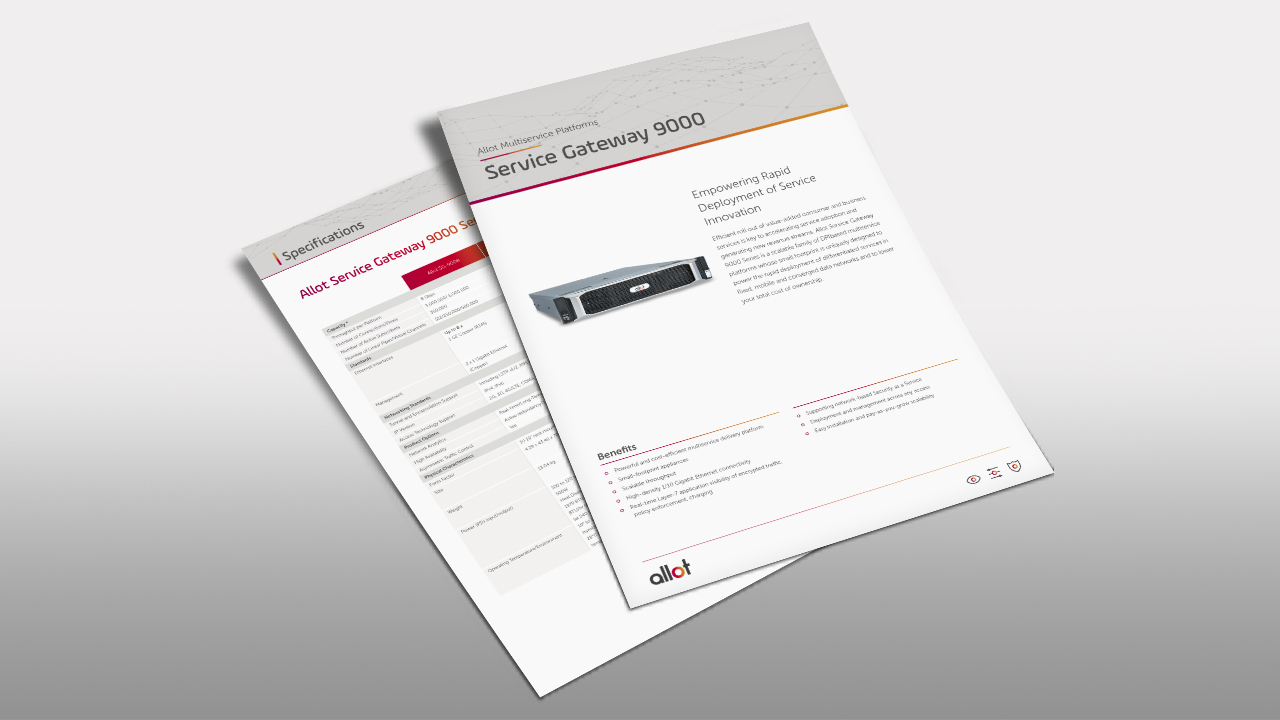 Service Gateway 9000 Series