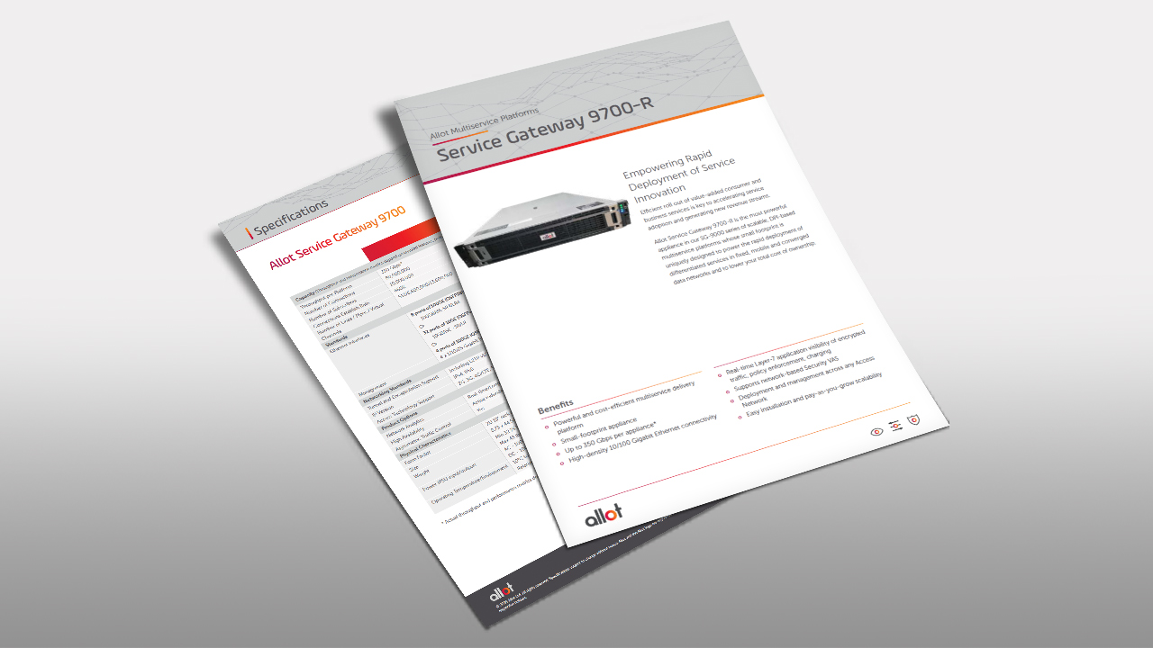 Service Gateway 9700-R