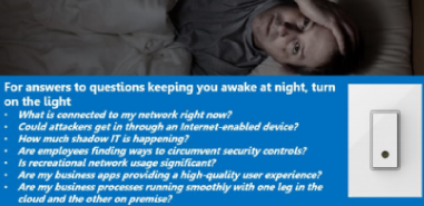If you turn the lights on your network will you like what you see?