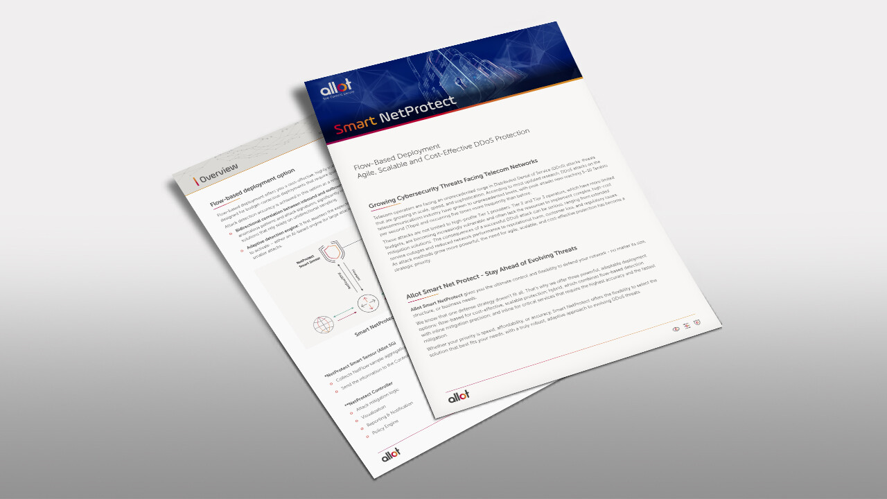 Smart NetProtect | Flow-Based Deployment