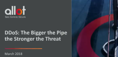 5G promises massive scale. But the bigger the pipe, the stronger the DDoS threat!