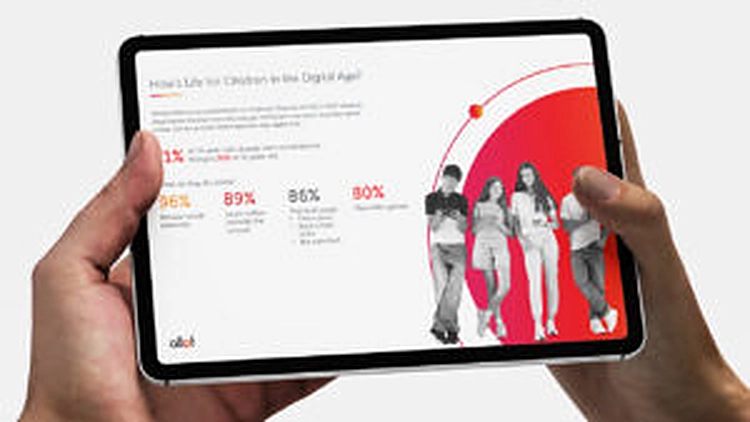 Cyber threat report cover: When Kids Tap, Risk Follows